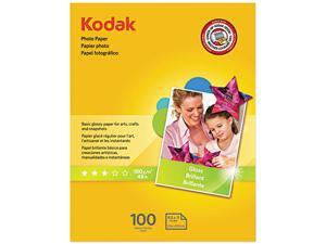Kodak 8209017 Photo Paper, 6.5 mil, Glossy, 8-1/2 x 11, 100 Sheets/Pack Kodak 8209017 Photo Paper, 6.5 mil, Glossy, 8-1/2 x 11, 100 Sheets/Pack