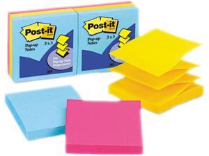 Post-it Pop-up Notes R-330-AU Ultra Pop-Up Refills, 3 x 3, Three Ultra Colors, 6 100-Sheet Pads/Pack Post-it Pop-up Notes R-330-AU Ultra Pop-Up Refills, 3 x 3, Three Ultra Colors, 6 100-Sheet Pads/Pack