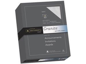 Southworth 914C Granite Specialty Paper, 24 lbs., 8-1/2 x 11, Gray, 500/Box Southworth 914C Granite Specialty Paper, 24 lbs., 8-1/2 x 11, Gray, 500/Box