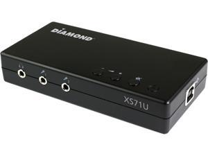 DIAMOND XS71UV2 7.1 Channels USB Interface Xtreme Sound External USB Sound Card DIAMOND XS71UV2 7.1 Channels USB Interface Xtreme Sound External USB Sound Card