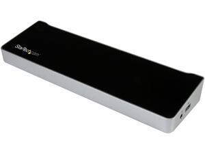 StarTech.com Triple-Video Docking Station for Laptops - USB 3.0 - Universal USB 3.0 Laptop Docking Station - 3 Video Outputs StarTech.com Triple-Video Docking Station for Laptops - USB 3.0 - Universal USB 3.0 Laptop Docking Station - 3 Video Outputs