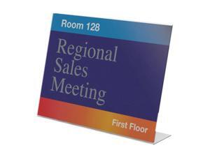Sign Holder Anti Glare Slant 8.5"x11"x2.5" Clear Sign Holder Anti Glare Slant 8.5"x11"x2.5" Clear