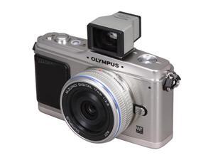 OLYMPUS PEN DIGITAL E-P1 Silver 12.3 MP 3.0" 230K LCD Interchangeable Lens Live View Digital Camera w/ M.ZUIKO DIGITAL 17mm f/2.8 Lens and Optical Viewfinder OLYMPUS PEN DIGITAL E-P1 Silver 12.3 MP 3.0" 230K LCD Interchangeable Lens Live View Digital Camera w/ M.ZUIKO DIGITAL 17mm f/2.8 Lens and Optical Viewfinder