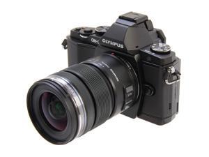 OLYMPUS OM-D E-M5 Black 16.1 MP Live MOS Interchangeable Lens Camera with 3" OLED Touchscreen - 12-50mm Lens Kit OLYMPUS OM-D E-M5 Black 16.1 MP Live MOS Interchangeable Lens Camera with 3" OLED Touchscreen - 12-50mm Lens Kit