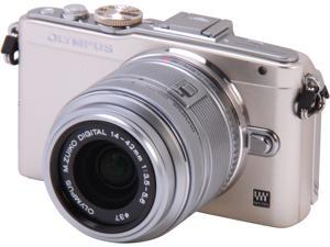 OLYMPUS E-PL5 V205041SU000 Silver 16.1 MP 3.0" 460K Touch LCD Micro Four Thirds interchangeable lens system camera with 14-42mm II R Lens OLYMPUS E-PL5 V205041SU000 Silver 16.1 MP 3.0" 460K Touch LCD Micro Four Thirds interchangeable lens system camera with 14-42mm II R Lens