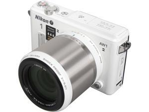 Nikon 1 AW1 27669 White 14.2 MP 3.0" 921K LCD Advanced Camera with 1 NIKKOR AW 11-27.5mm f/3.5-5.6 Lens Nikon 1 AW1 27669 White 14.2 MP 3.0" 921K LCD Advanced Camera with 1 NIKKOR AW 11-27.5mm f/3.5-5.6 Lens
