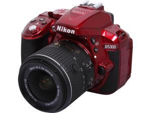 Nikon D5300 1523 Red 24.2 MP Digital SLR Camera with 18-55mm Lens Nikon D5300 1523 Red 24.2 MP Digital SLR Camera with 18-55mm Lens