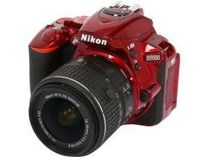 Nikon D5500 1547 Red 24.2 MP Digital SLR Camera with 18-55mm VR II Lens Nikon D5500 1547 Red 24.2 MP Digital SLR Camera with 18-55mm VR II Lens