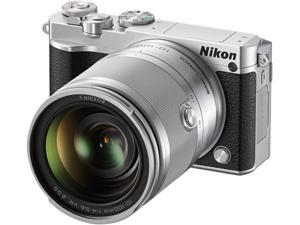 Nikon 1 J5 27711 Silver 20.8 MP 3.0" 1037K Touch LCD Mirrorless Digital Camera with 10-100mm Lens Nikon 1 J5 27711 Silver 20.8 MP 3.0" 1037K Touch LCD Mirrorless Digital Camera with 10-100mm Lens