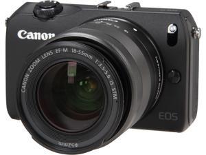Canon EOS M (6609B074) Black 18 MP 3.0" 1040K LCD Compact Mirrorless System Camera with EF-M 18-55mm f/3.5-5.6 IS STM Kit Canon EOS M (6609B074) Black 18 MP 3.0" 1040K LCD Compact Mirrorless System Camera with EF-M 18-55mm f/3.5-5.6 IS STM Kit