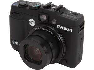Canon PowerShot G16 Black Approx. 12.1 Megapixels 5X Optical Zoom 28mm Wide Angle Digital Camera Canon PowerShot G16 Black Approx. 12.1 Megapixels 5X Optical Zoom 28mm Wide Angle Digital Camera