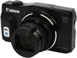 Canon PowerShot SX710 HS Black 20.3 MP 30X Optical Zoom 25mm Wide Angle High-End, Advanced Digital Camera HDTV Output Canon PowerShot SX710 HS Black 20.3 MP 30X Optical Zoom 25mm Wide Angle High-End, Advanced Digital Camera HDTV Output