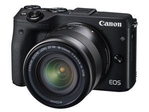 Canon EOS M3 9694B011 Black Mirrorless Digital Camera with 18-55mm Lens Canon EOS M3 9694B011 Black Mirrorless Digital Camera with 18-55mm Lens