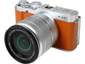 FUJIFILM X-A2 16455130 Brown 16.3 MP 3.0" 920K LCD Mirrorless Digital Camera with 16-50mm Lens FUJIFILM X-A2 16455130 Brown 16.3 MP 3.0" 920K LCD Mirrorless Digital Camera with 16-50mm Lens
