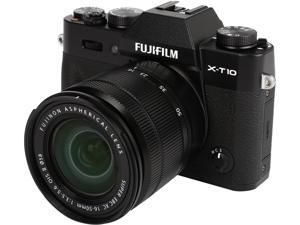 FUJIFILM X-T10 16470817 Black 16.3 MP 3.0" 920K LCD Mirrorless Interchangeable Lens Camera with XC16-50mmF3.5-5.6 OIS II Lens FUJIFILM X-T10 16470817 Black 16.3 MP 3.0" 920K LCD Mirrorless Interchangeable Lens Camera with XC16-50mmF3.5-5.6 OIS II Lens