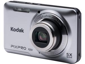 Kodak FZ51-SL Silver 16.15 Megapixels 5X Optical Zoom Wide Angle Friendly Zoom Digital Camera Kodak FZ51-SL Silver 16.15 Megapixels 5X Optical Zoom Wide Angle Friendly Zoom Digital Camera