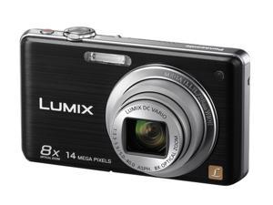 Panasonic LUMIX DMC-FH20 Black 14 MP 28mm Wide Angle Digital Camera