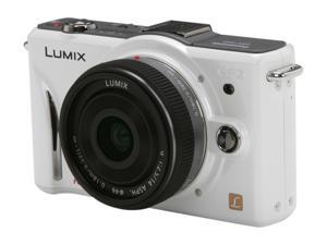 Panasonic LUMIX DMC-GF2CW White 12.10 MP Digital Interchangeable Lens System Camera w/ 14mm Lens Panasonic LUMIX DMC-GF2CW White 12.10 MP Digital Interchangeable Lens System Camera w/ 14mm Lens