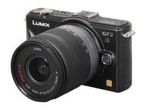 Panasonic LUMIX DMC-GF2KK Black 12.10 MP Micro Four-Thirds Interchangeable Lens Digital Camera w/ 14-42 lens Panasonic LUMIX DMC-GF2KK Black 12.10 MP Micro Four-Thirds Interchangeable Lens Digital Camera w/ 14-42 lens