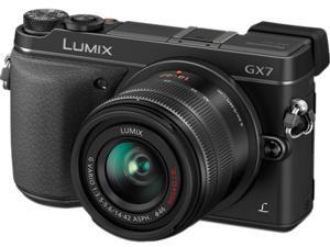 Panasonic LUMIX DMC-GX7 DMC-GX7KK Black 16.00 MP 3.0" LCD Mirrorless Micro Four Thirds Digital Camera with 14-42mm f/3.5-5.6 Lens Panasonic LUMIX DMC-GX7 DMC-GX7KK Black 16.00 MP 3.0" LCD Mirrorless Micro Four Thirds Digital Camera with 14-42mm f/3.5-5.6 Lens