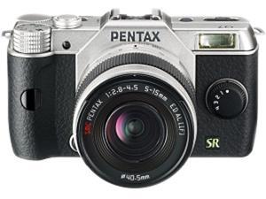 PENTAX Q7 (11520) Silver 12.4MP 3.0" 460K LCD Lens-interchangeable SL Digital-still Camera with 5-15mm f/2.8-4.5 Zoom Lens PENTAX Q7 (11520) Silver 12.4MP 3.0" 460K LCD Lens-interchangeable SL Digital-still Camera with 5-15mm f/2.8-4.5 Zoom Lens