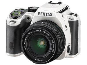 PENTAX K-S2 13964 White - Racing Stripe 20.12 MP Digital SLR Camera With 18-50mm Lens PENTAX K-S2 13964 White - Racing Stripe 20.12 MP Digital SLR Camera With 18-50mm Lens