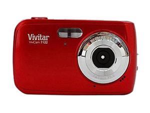 Vivitar ViviCam 7122 Red 7.1 MP Digital Camera Vivitar ViviCam 7122 Red 7.1 MP Digital Camera