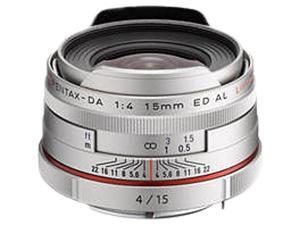 PENTAX 21480 DA 15mm F4 ED AL Limited Lens Silver PENTAX 21480 DA 15mm F4 ED AL Limited Lens Silver