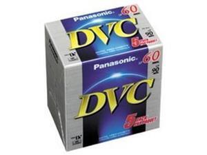 Panasonic AY-DVM60EJ5P 5-pack DVC (Mini DV) Tapes Panasonic AY-DVM60EJ5P 5-pack DVC (Mini DV) Tapes
