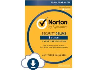 Symantec Norton Security with Antivirus Deluxe - 5 Device - Download Symantec Norton Security with Antivirus Deluxe - 5 Device - Download