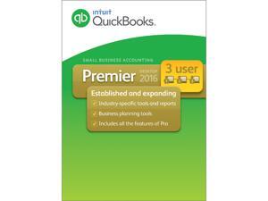 Intuit QuickBooks Premier 2016 - 3 Users - Download Intuit QuickBooks Premier 2016 - 3 Users - Download