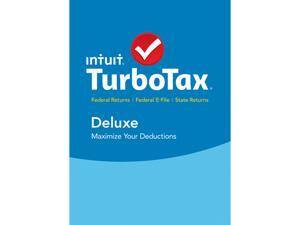 Intuit TurboTax Deluxe 2015 Fed + State + Efile Tax Software Intuit TurboTax Deluxe 2015 Fed + State + Efile Tax Software