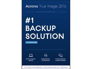 Acronis True Image 2016 - 1 PC (DVD Case)