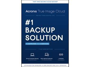 Acronis True Image Cloud 2016 - 1 PC & 3 Devices