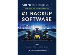 Acronis True Image Subscription 1 Computer + 250GB Cloud Storage - 1 Year - Download Acronis True Image Subscription 1 Computer + 250GB Cloud Storage - 1 Year - Download