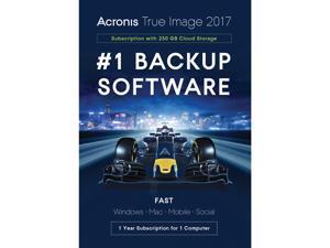 Acronis True Image 2017 - 1 Device + 250GB Cloud Storage Acronis True Image 2017 - 1 Device + 250GB Cloud Storage
