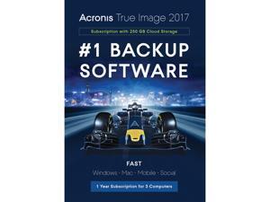 Acronis True Image 2017 - 3 Devices + 250GB Cloud Storage Acronis True Image 2017 - 3 Devices + 250GB Cloud Storage