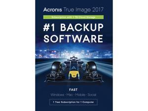 Acronis True Image 2017 - 1 Devices + 1TB Cloud Storage Acronis True Image 2017 - 1 Devices + 1TB Cloud Storage