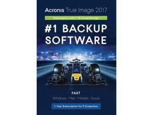 Acronis True Image 2017 - 3 Devices + 1TB Cloud Storage Acronis True Image 2017 - 3 Devices + 1TB Cloud Storage