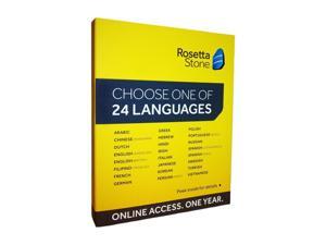 Rosetta Stone 12 Month Online Access - 24 Languages, select one Rosetta Stone 12 Month Online Access - 24 Languages, select one