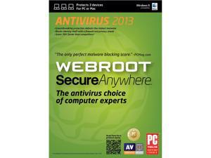 Webroot SecureAnywhere Antivirus - 3 Device - Download