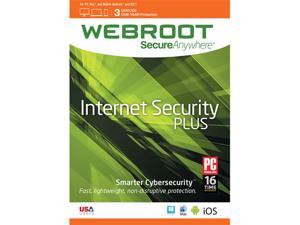 Webroot SecureAnywhere Internet Security Plus 3 Device 1 Year - Download
