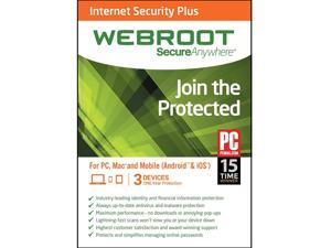Webroot Internet Security Plus 3 Devices 1 Year Webroot Internet Security Plus 3 Devices 1 Year