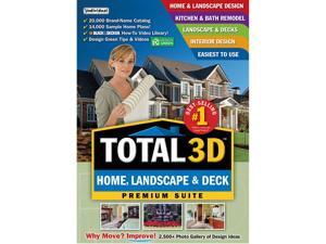 Individual Software Total 3D Home, Landscape & Deck Premium Suite - Download Individual Software Total 3D Home, Landscape & Deck Premium Suite - Download