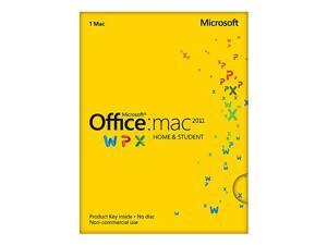 Microsoft Office Mac Home & Student 2011 Product Key Card Microsoft Office Mac Home & Student 2011 Product Key Card