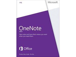 Newegg.ca - Microsoft OneNote 2013 Product Key Card (no media) - 1 PC