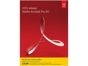 Adobe Acrobat Pro DC for Windows - Student & Teacher Adobe Acrobat Pro DC for Windows - Student & Teacher