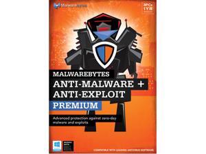 Malwarebytes Anti-Malware Premium + Anti-Exploit Premium - 3 PCs / 1 Year Malwarebytes Anti-Malware Premium + Anti-Exploit Premium - 3 PCs / 1 Year
