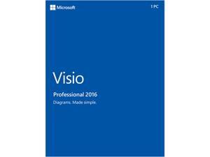 Microsoft Visio Pro 2016 Product Key Card - 1 PC Microsoft Visio Pro 2016 Product Key Card - 1 PC