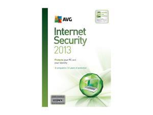 AVG Internet Security Software - 2013 - 3 User 2 Year - Download